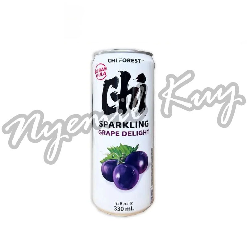 

CHI Forest Sparkling Water Bebas Gula Grape Delight 330ml - Minuman Soda Rasa Anggur