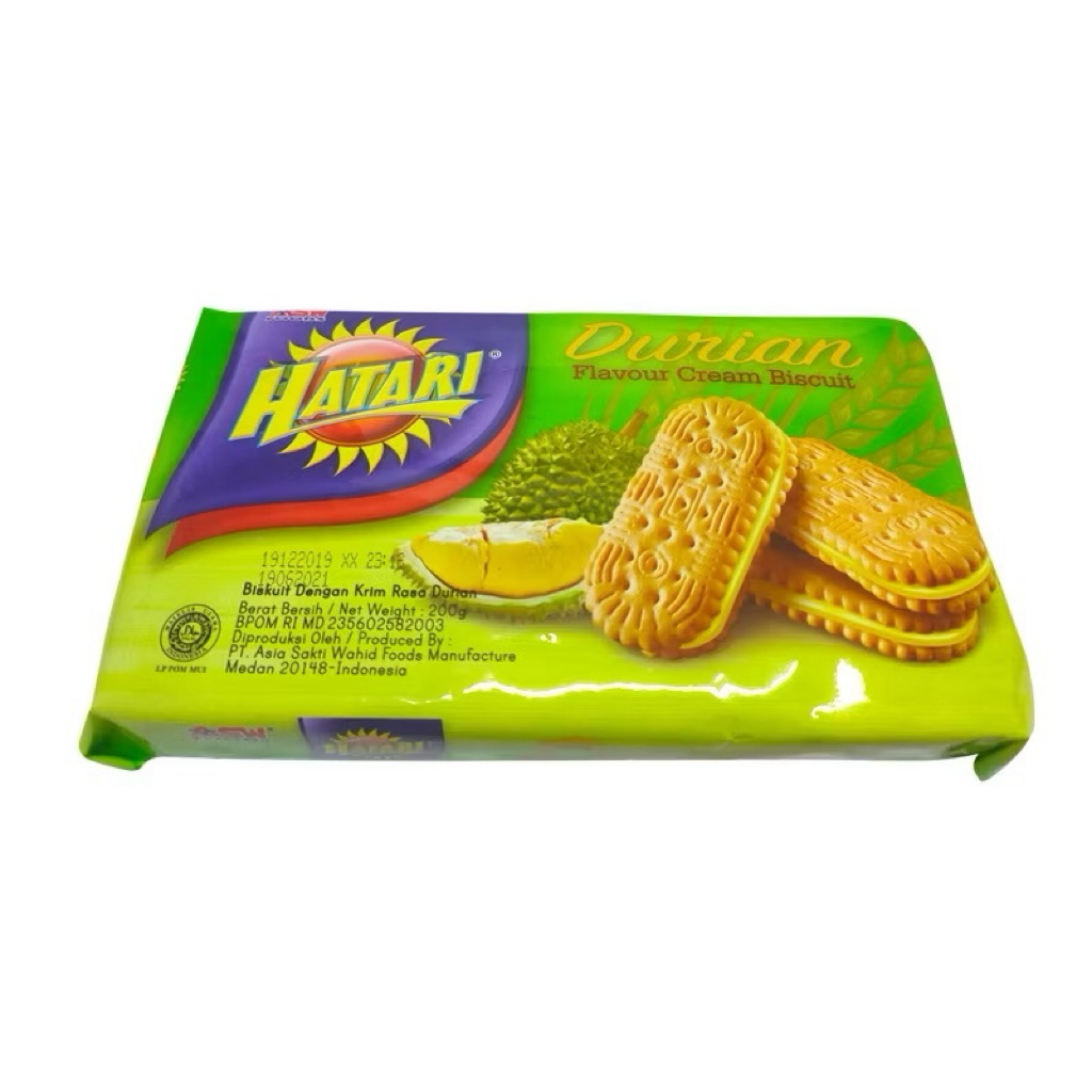 Hatari Durian Cream Biscuit 190 gr