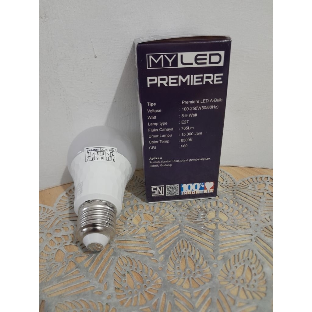 Lampu MYLED Premiere 9 Watt Original