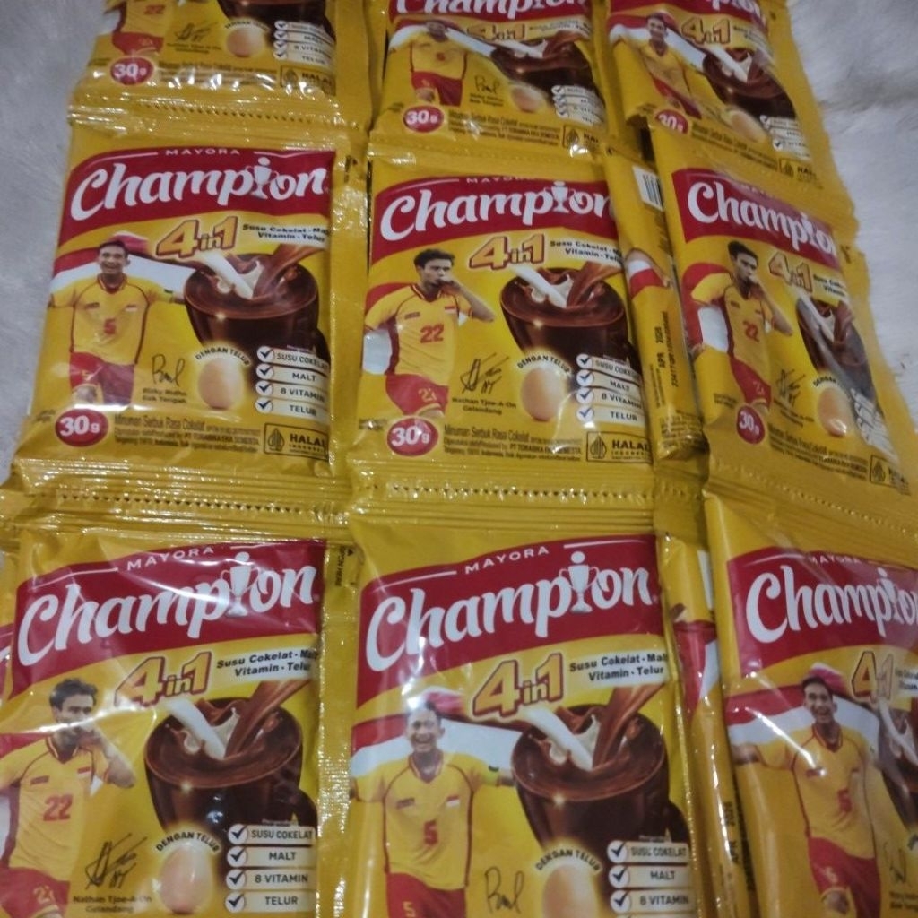 

CHAMPION ISI 10 sachet 30 gram.