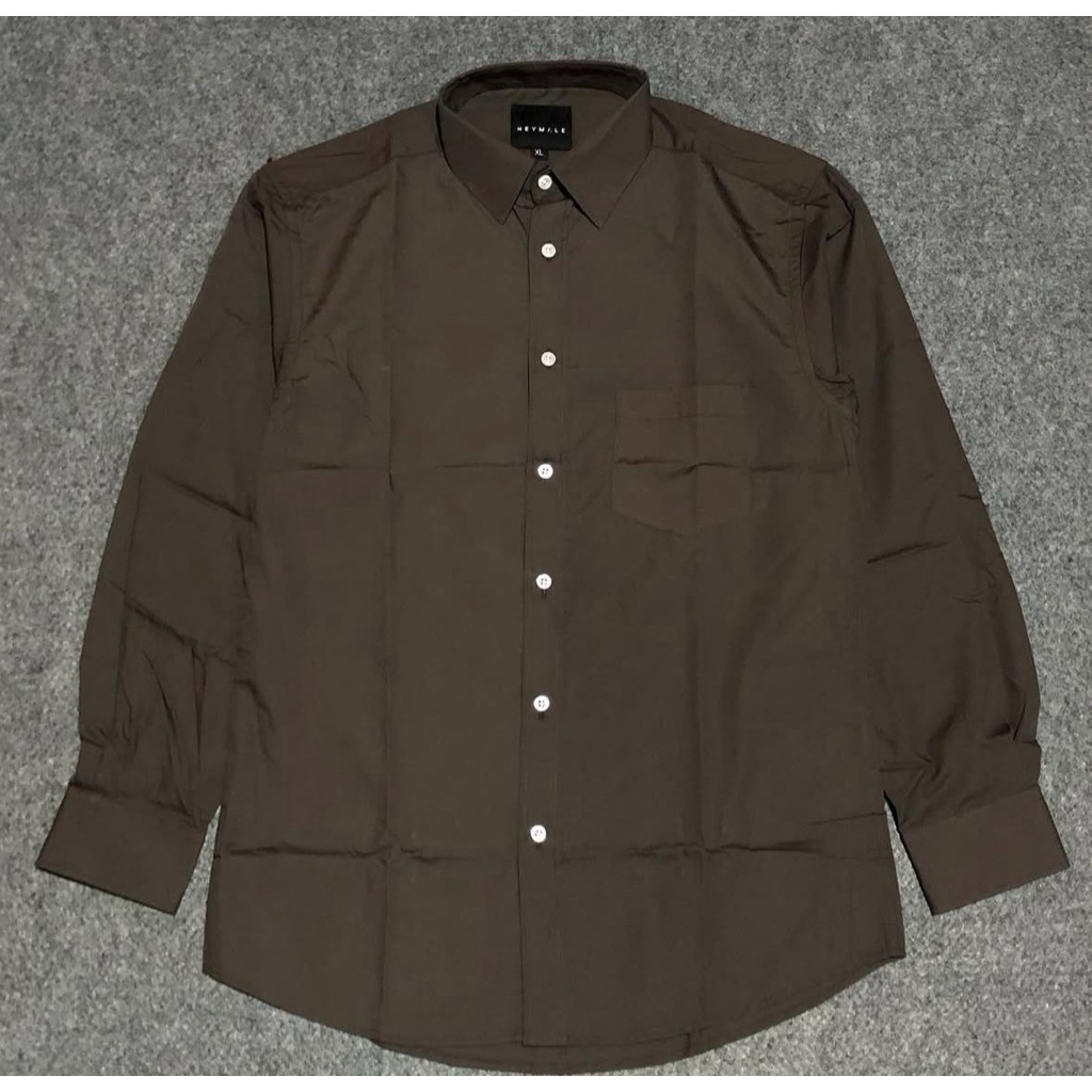 KEMEJA HEYMALE GREY XL