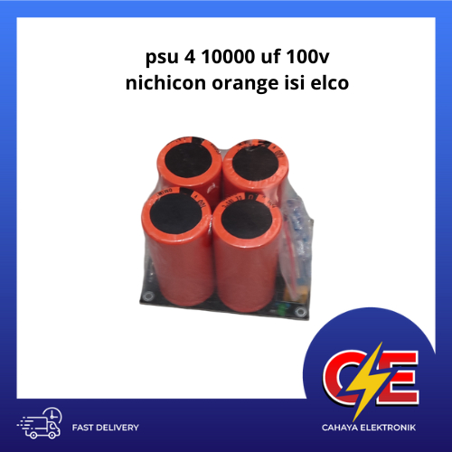 psu 4 10000 uf 100v nichicon orange isi elco