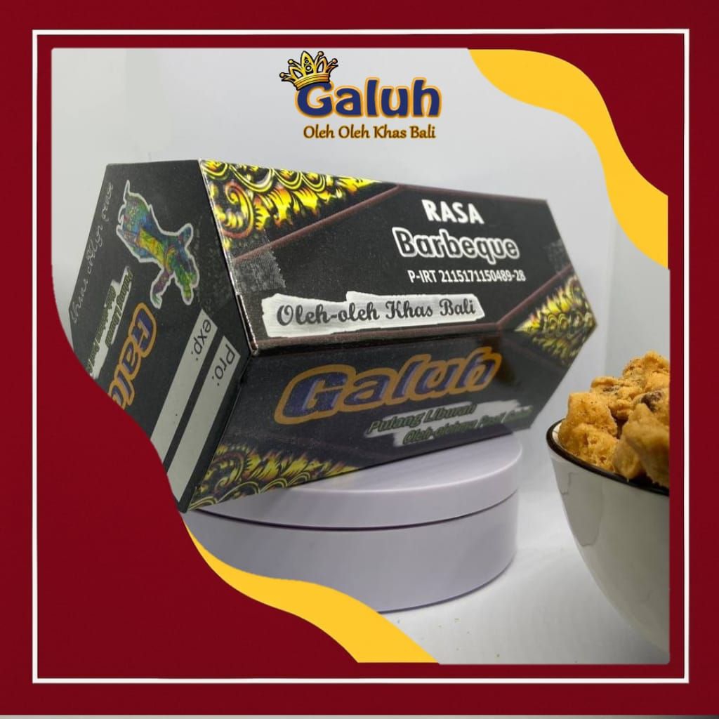 

Kacang Disco Galuh Box 200g – Oleh Oleh Khas Bali, Jajanan Murah Rasa Barbeque BBQ, Camilan Halal