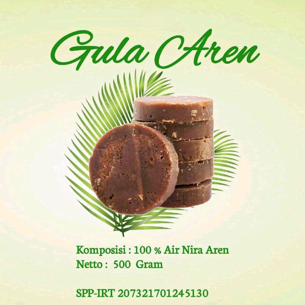 

Gula Aren Kawung / Gula Merah Asli Alami Isi 500 Gram Organik
