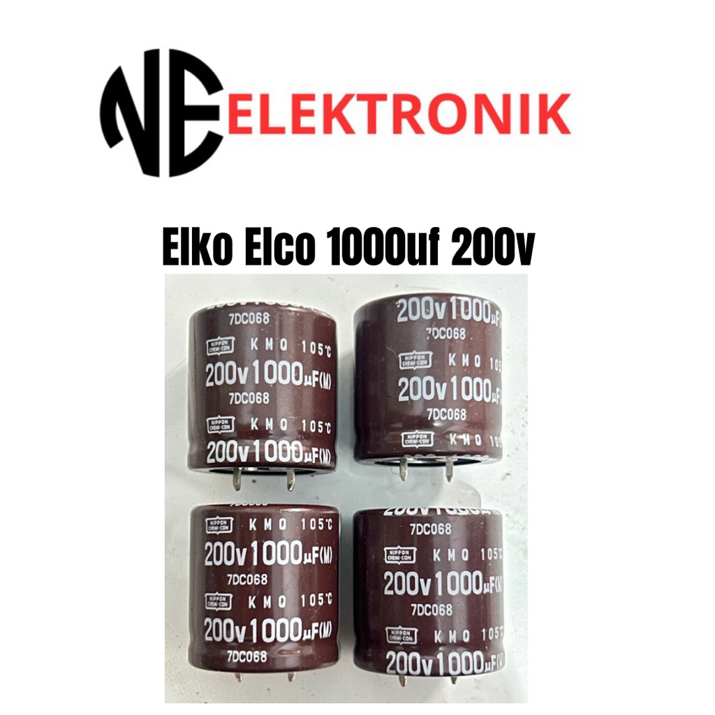 Elko Elco 200v 1000uf Original