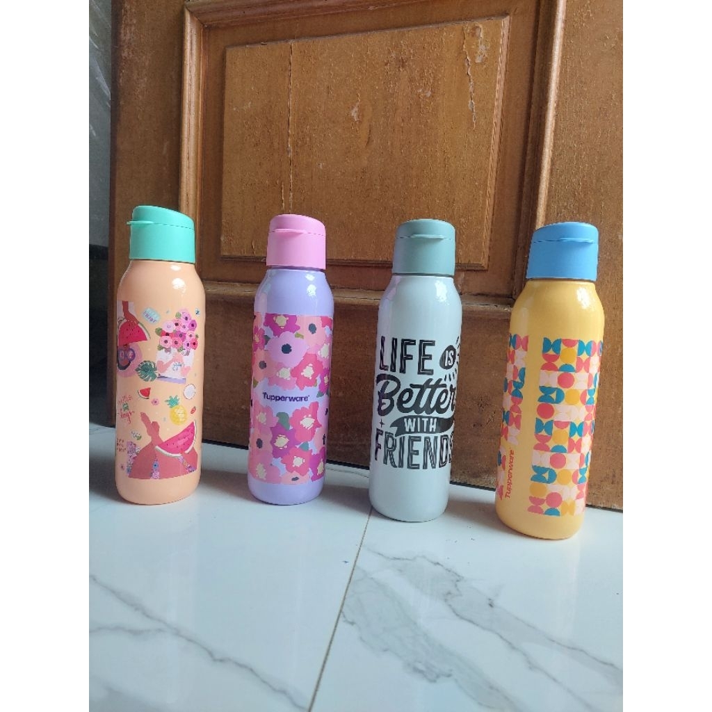 tupperware eco 750 ml fancy botol minum