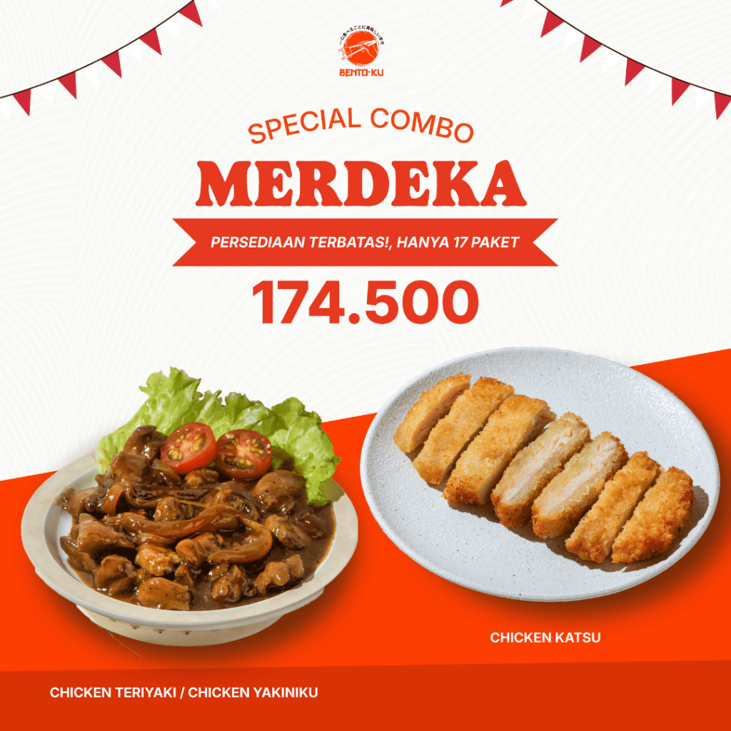 

SPECIAL COMBO MERDEKA CHICKEN TERIYAKI / YAKINIKU