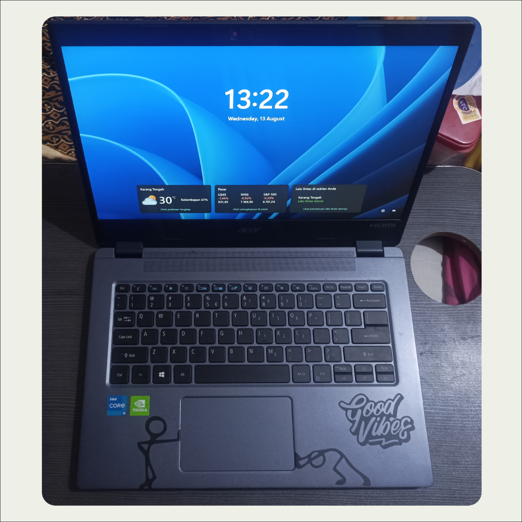 Acer TravelMate P414-51G Core i5-1135G7 Dual VGA IRIS + NVIDIA MX350 16GB RAM 512GB SSD IPS FHD Lapt