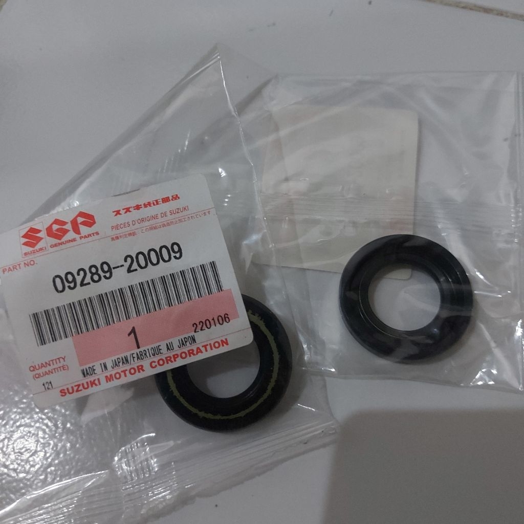 09289-20009 SEAL AS PENDEK MESIN TEMPEL SUZUKI 30PK ORI/ASLI NEW