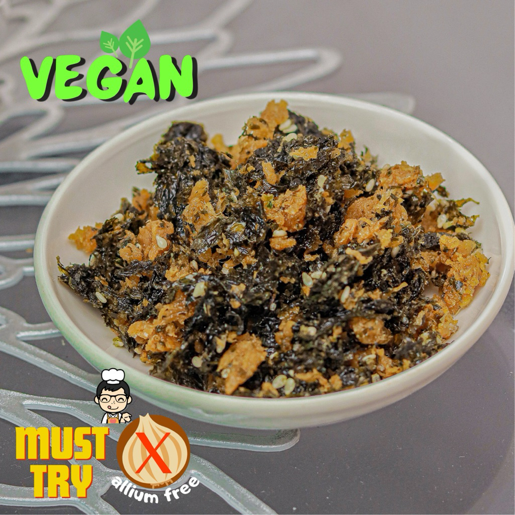 

Vinsdapourvegan - Abon Rumput Laut Vegan Homemade Frozen Food Bahan Beku Allium Free Vegetarian