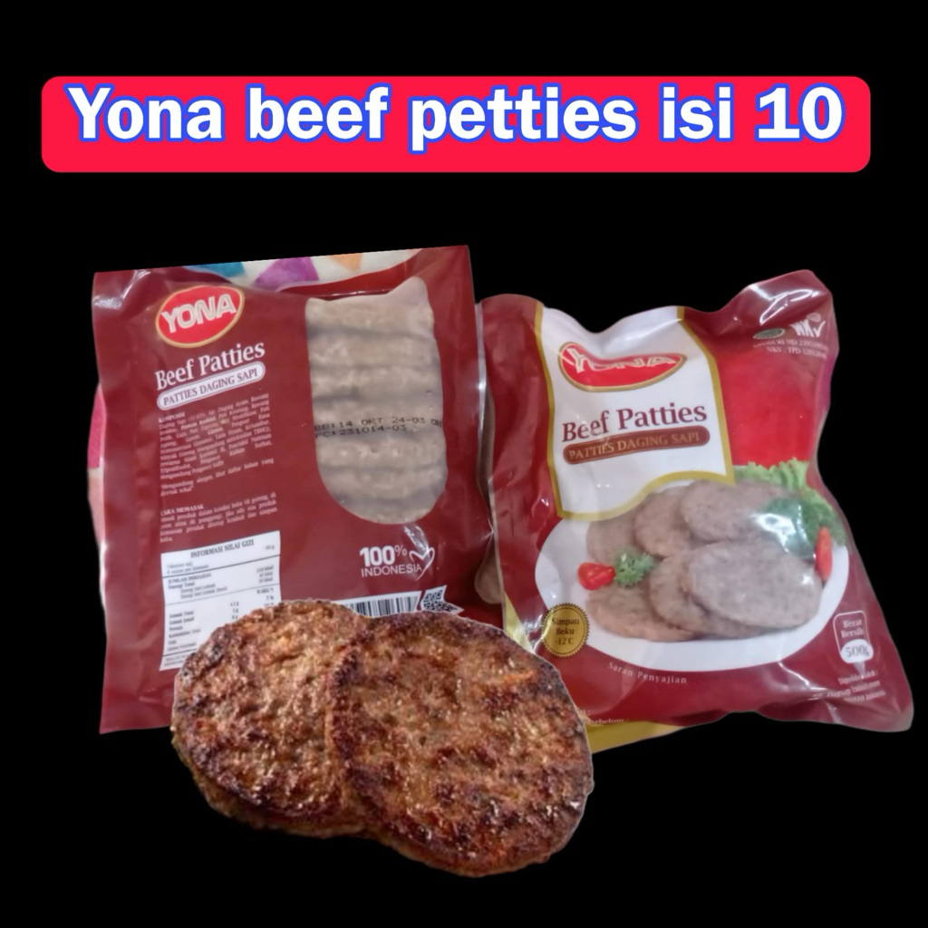

Yona beef petties isi 10