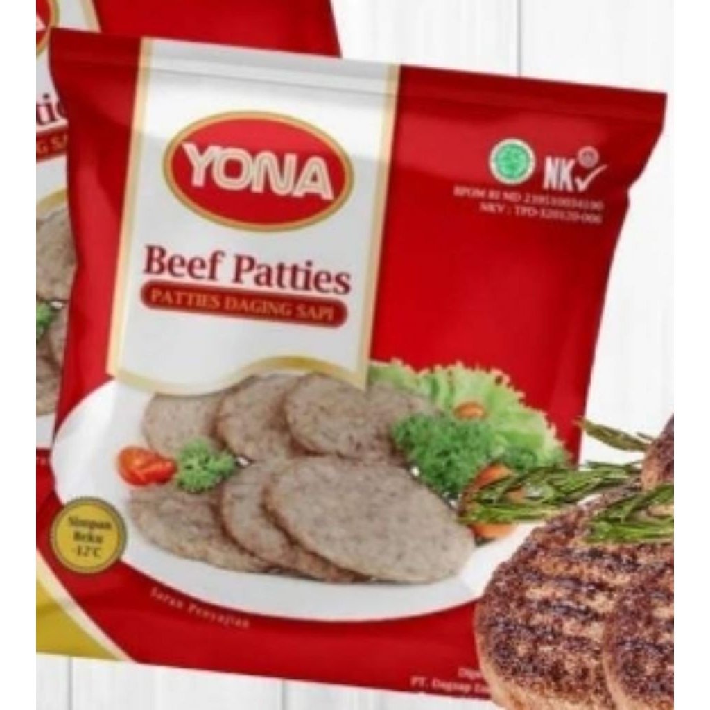 

Yona Beef Patties 500gr