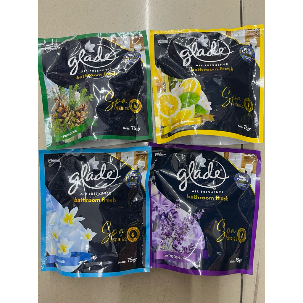 glade bathroom 75gr/ pengharum kamar mandi/ruangan