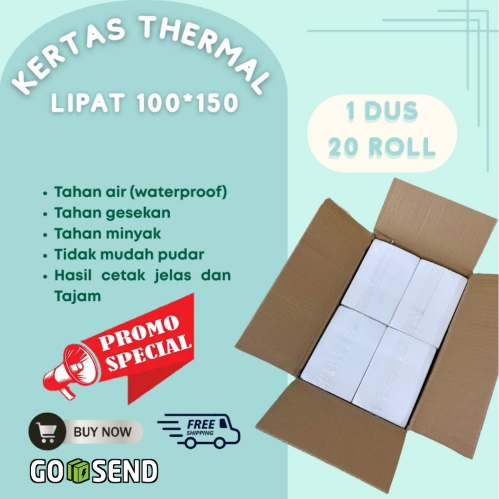 

Kertas thermal lipat 100×150*500pcs 1 dus