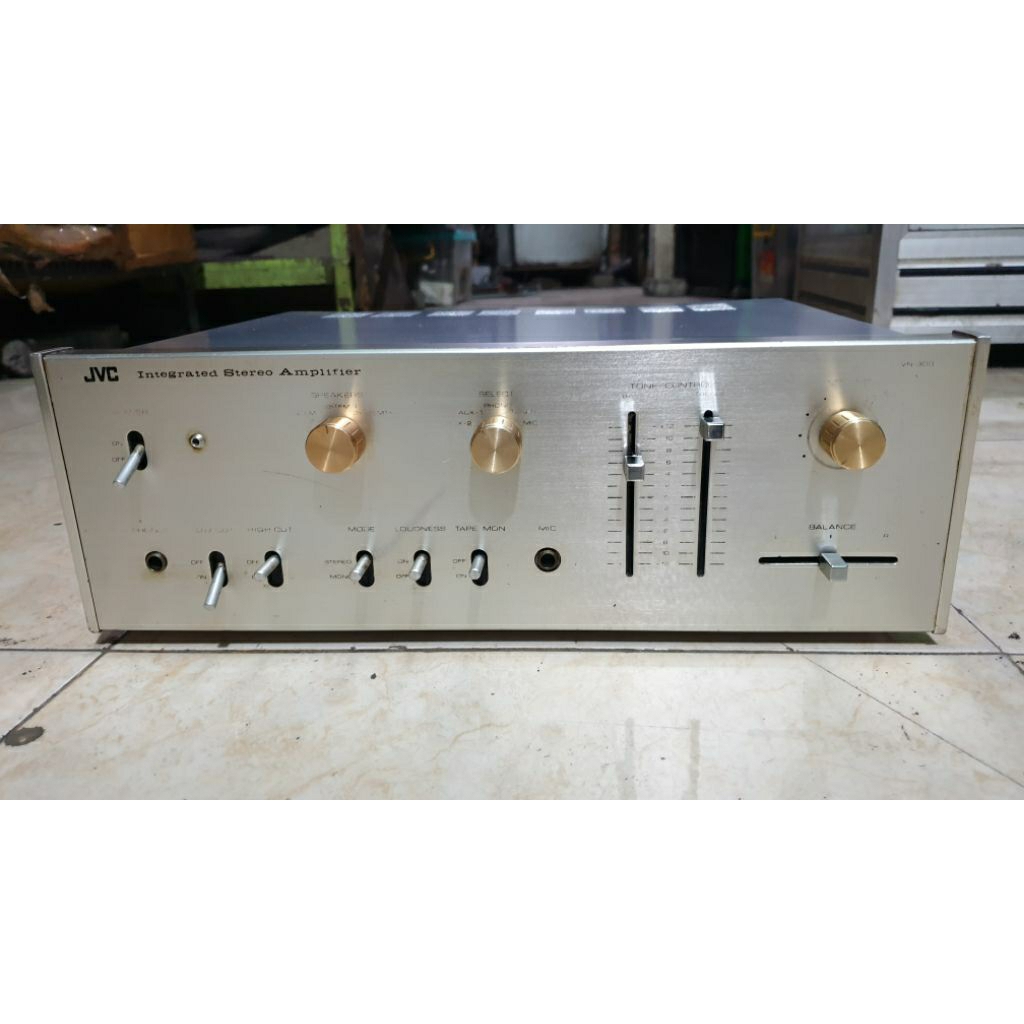 power amplifier stereo intergrated jvc vn-300 vintage made in japan second bekas normal siap pakai