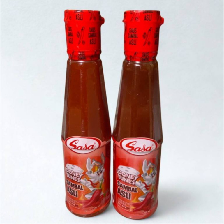 

TERMURAH Paket 2 pcs Sasa Saus Sambal Asli 135ml Saus Sambal Asli Pedas Sasa kemasan baru