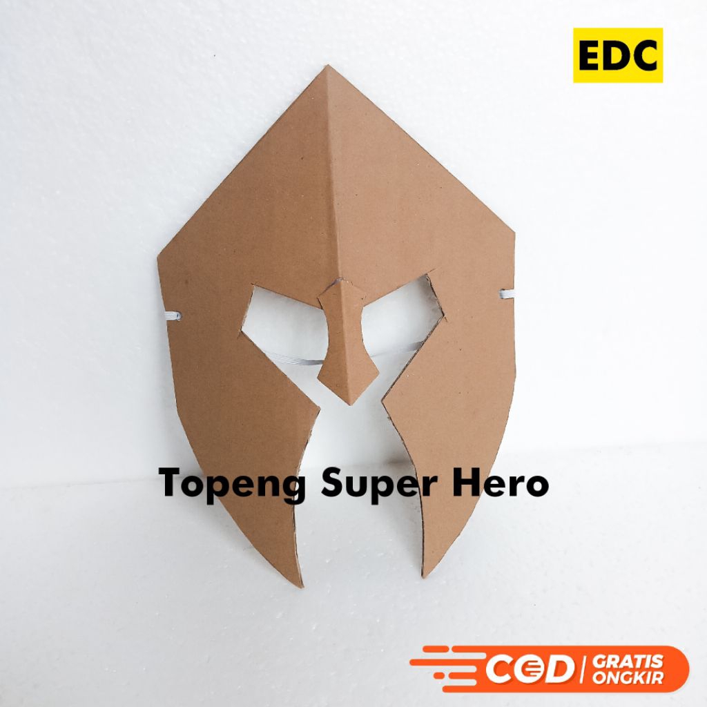 Kerajinan Topeng Super Hero dari kardus Kreasi Kardus