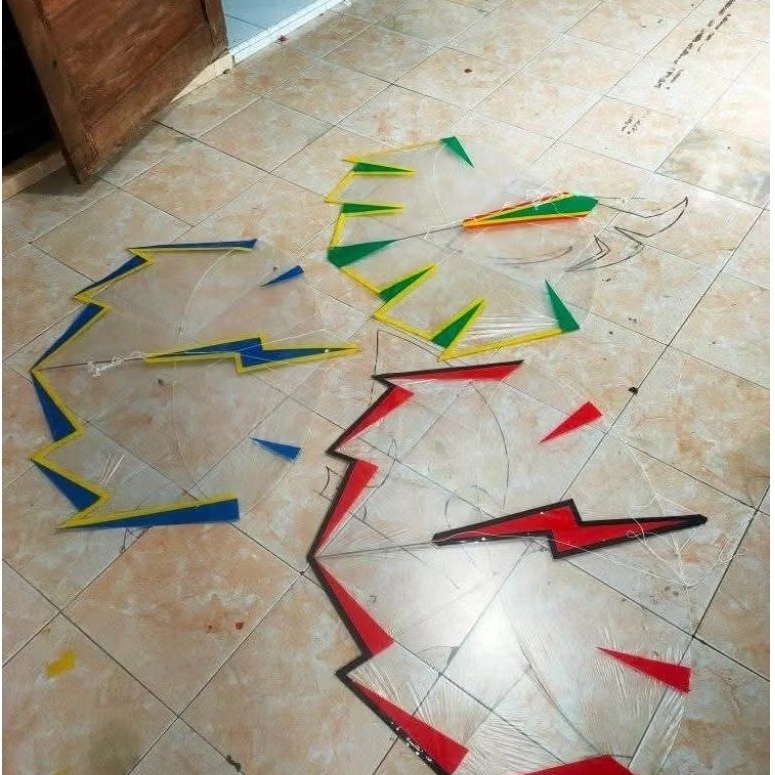 layangan papiran full fiber 70cm