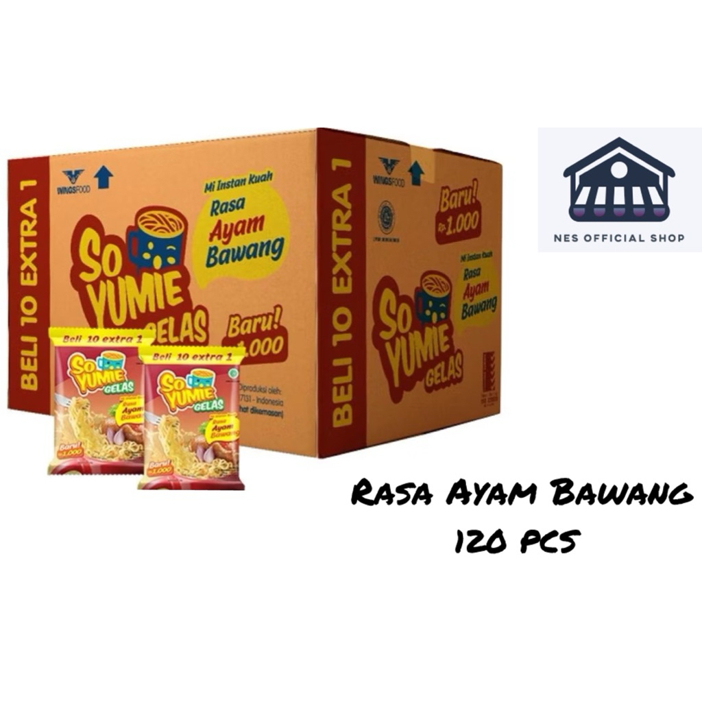 

SO YUMIE 1 KARDUS ISI 120 PCS
