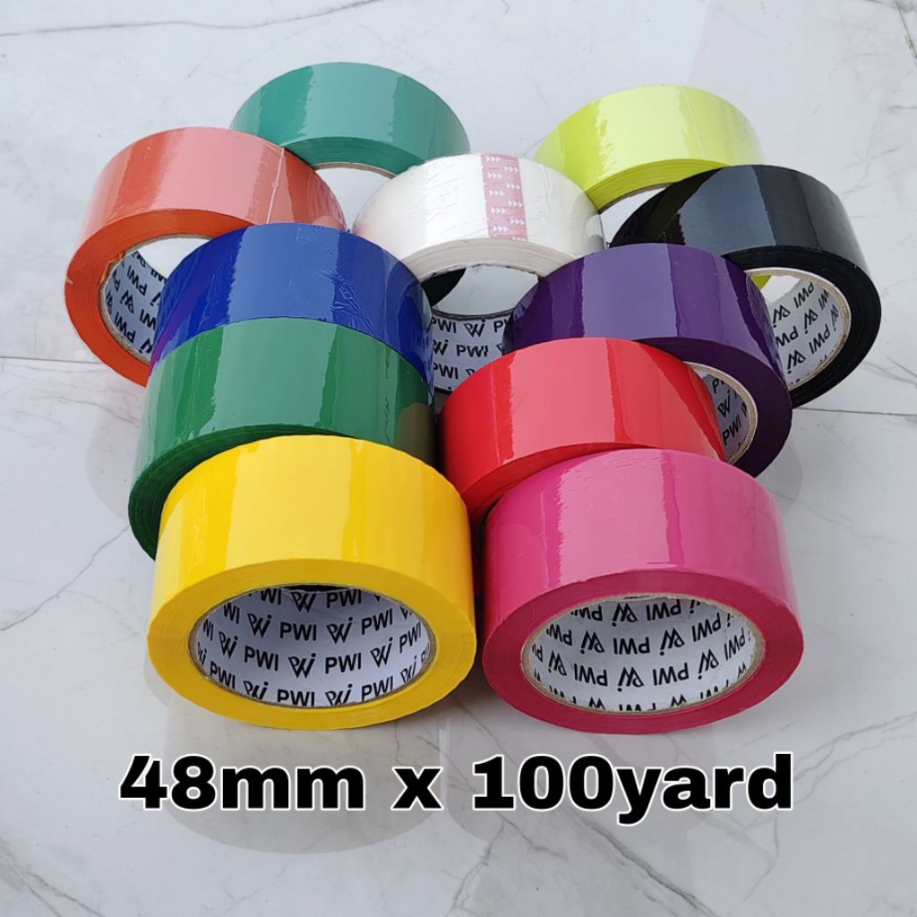 

Buy 12 free 1, Solasi warna-warni PWI 48 x 100yard/solasi plastik/Baca deskripsi