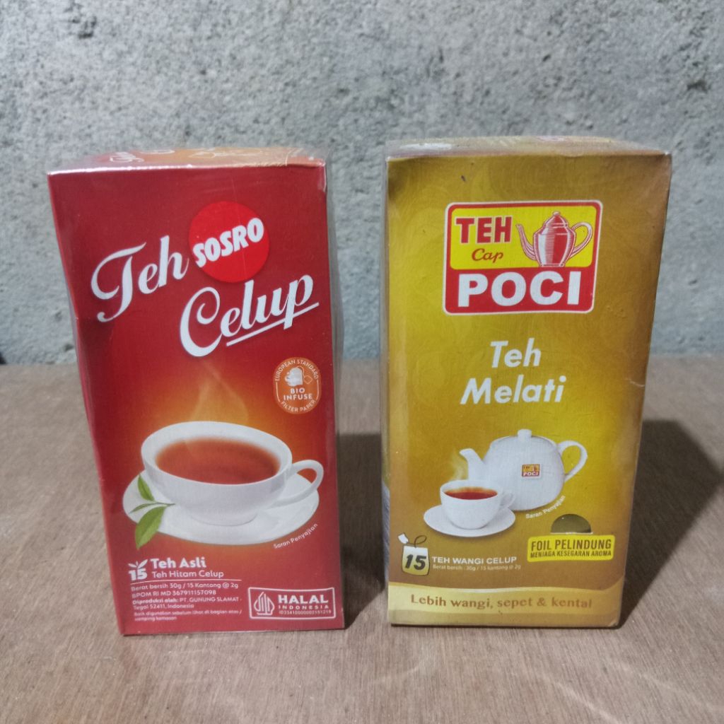 

TEH SOSRO POCI CELUP isi 15