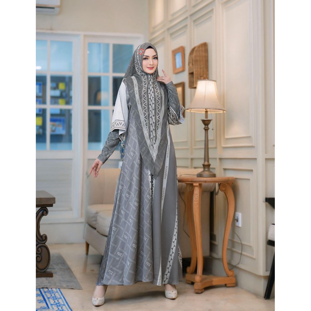Gamis Syari Premium Tantrum Series By Yodizen / Gamis Syari Kekinian / Gamis Syari Cantik / Gamis Sy