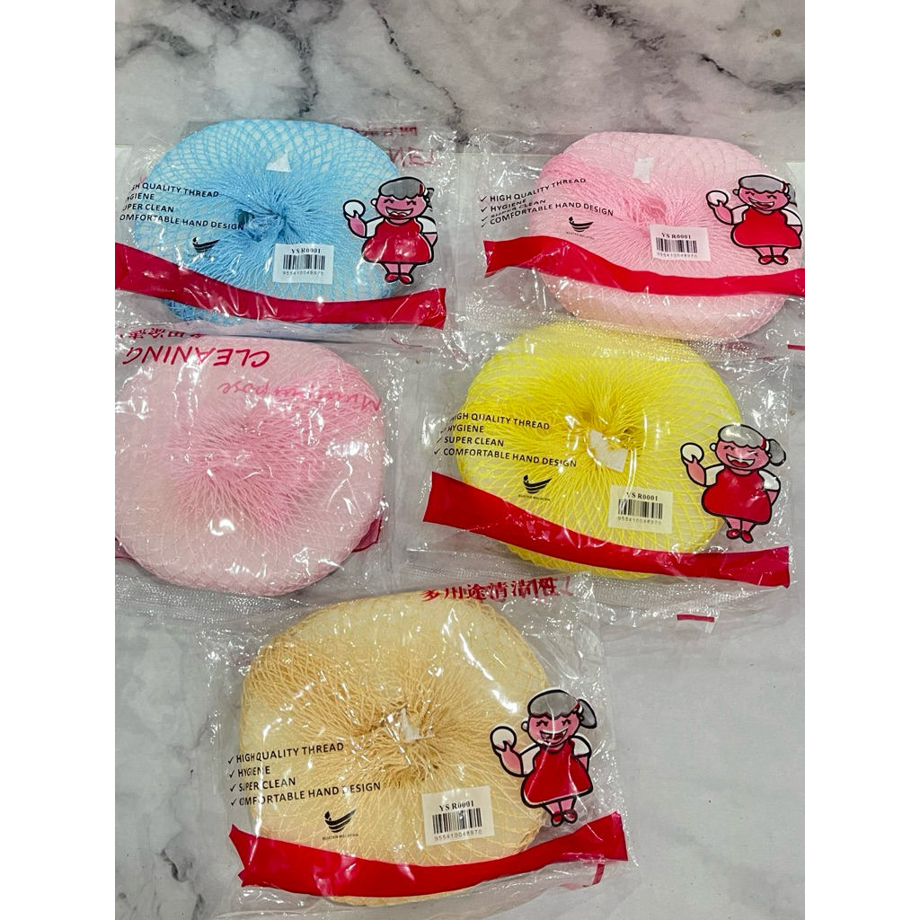 Sabut cuci piring malaysia / spons jaring cuci piring import / jaring cuci piring / jaring sikat