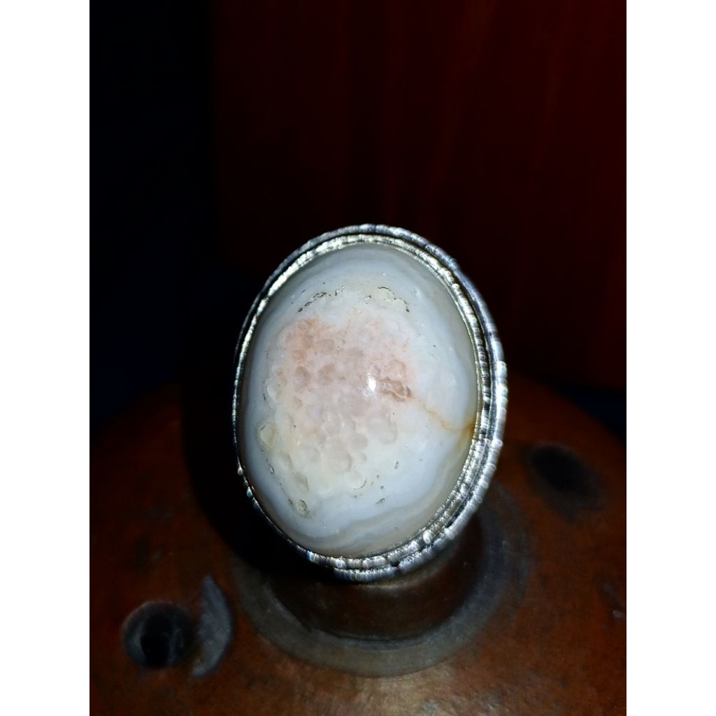 Cincin Batu KlancengPutih Kadunyan