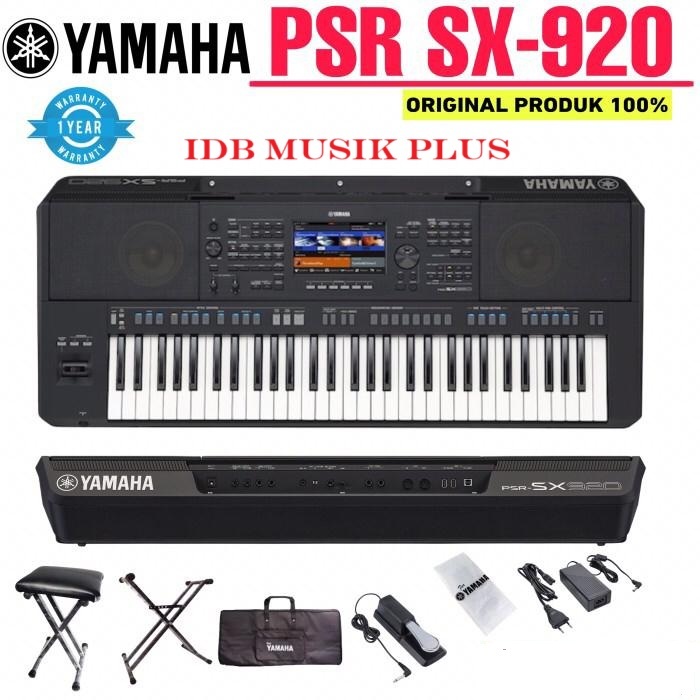 Paket Keyboard Yamaha PSR SX920 SX 920 Garansi Yamaha