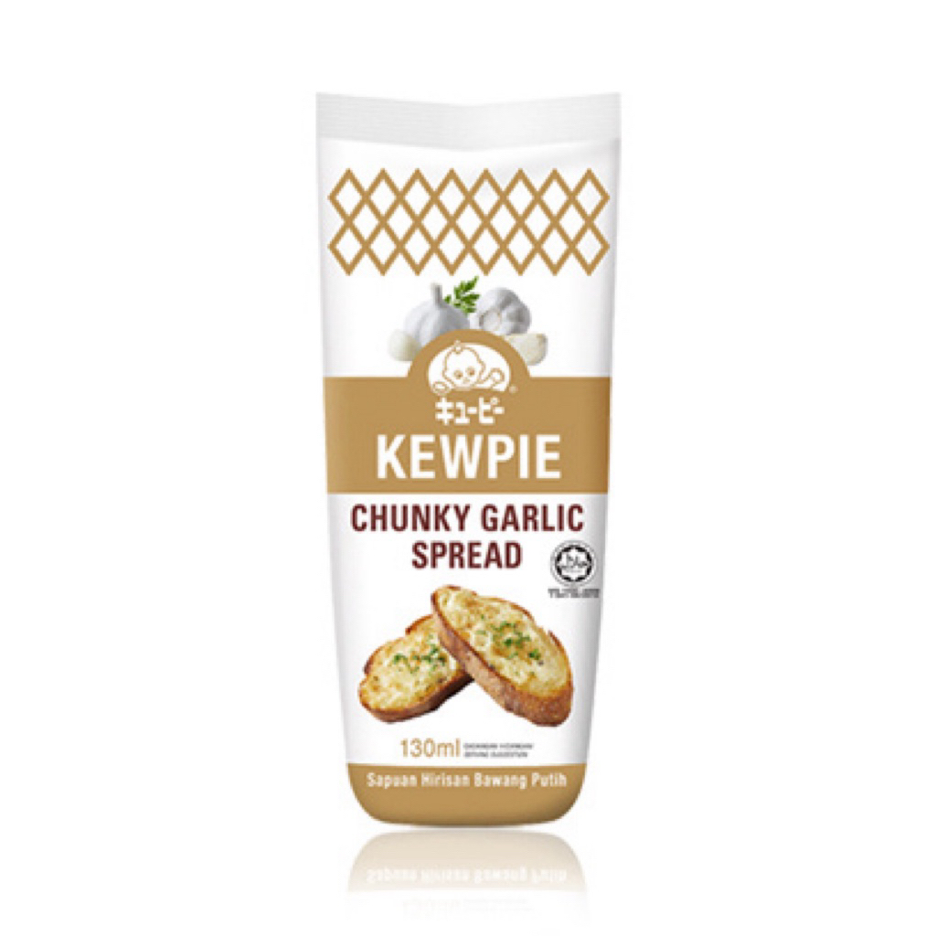 

KEWPIE Chunky Garlic Spread botol 130ml MALAYSIA | Kewpie irisan bawang putih Malaysia 130ml