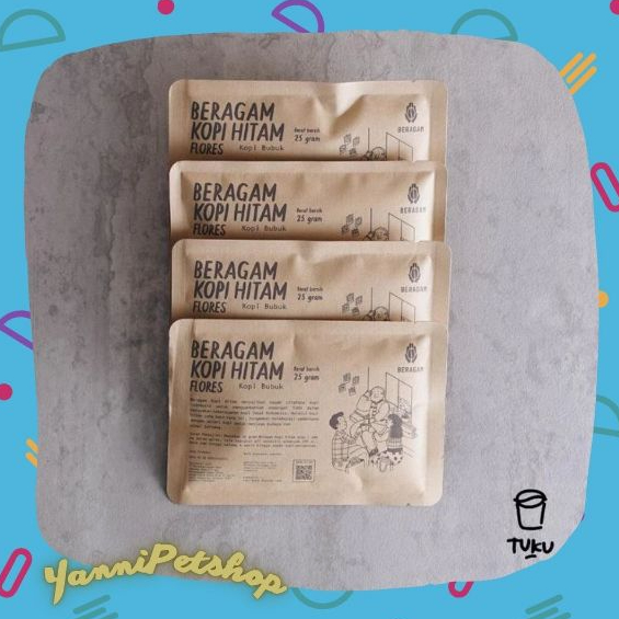 

TUKU BERAGAM KOPI HITAM FLORES 4PCS @25GR [BISA KIRIM SELURUH INDONESIA]