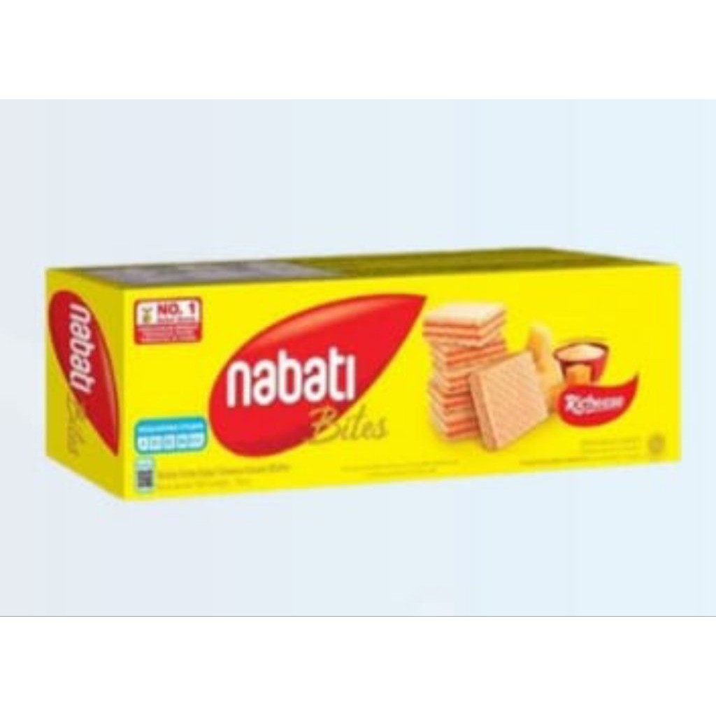 

NABATI RICHEESE BITES WAFER KEJU 163GR