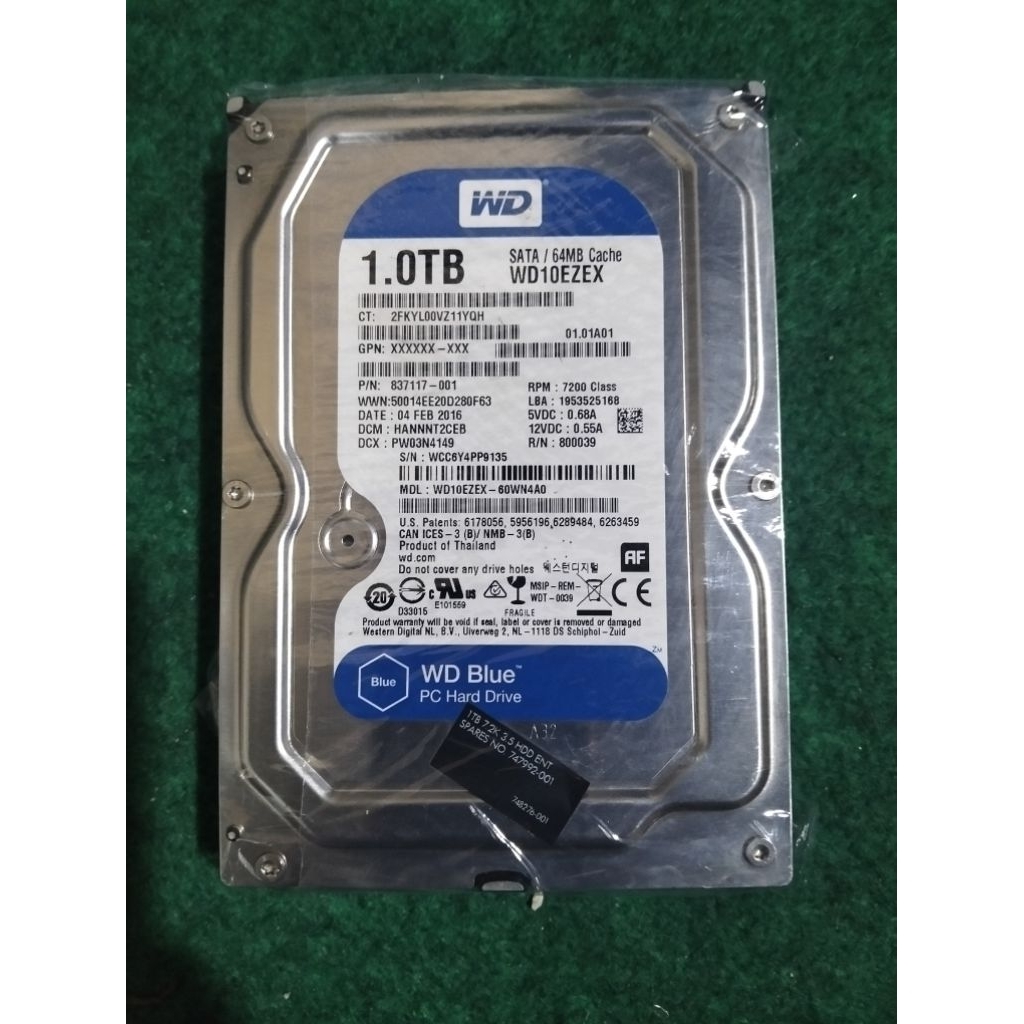 HDD 1TB WD BLUE COPOTAN JOZZ