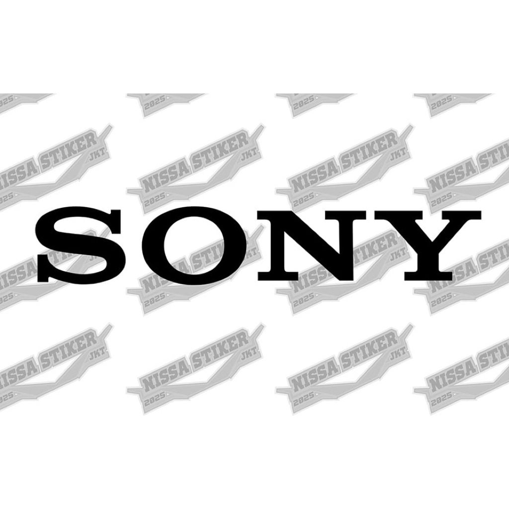 

Stiker cutting sony stiker murah berkualitas