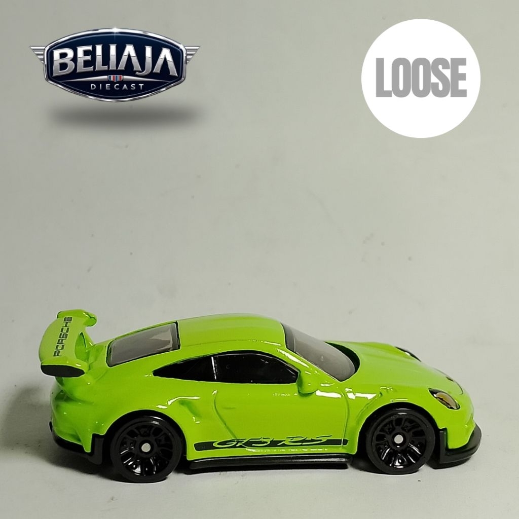 HOT WHEELS PORSCHE 911 GT3 RS GREEN NIGHTBURNERZ LOOSE