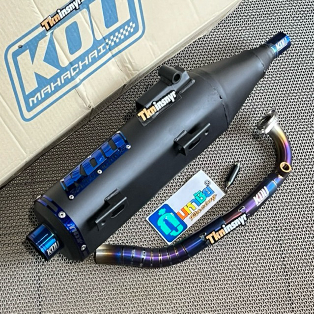 Knalpot KOU Mahachai Original Stylo 160 Giorno 125 Titanium