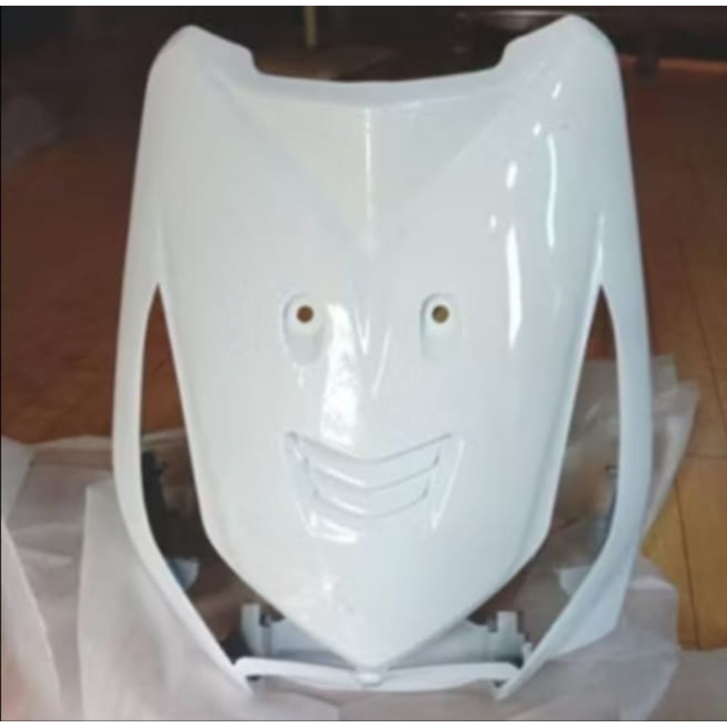 Cover panel lampu depan motor Honda Beat karbu Warna PUTIH