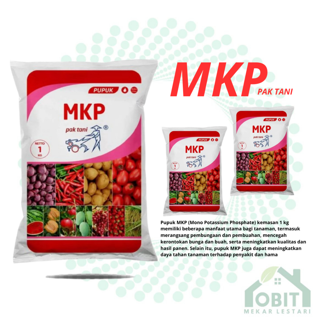 Pupuk pak tani mkp 1kg / mkp pak tani 1kg KEMASAN PABRIK ORIGINAL