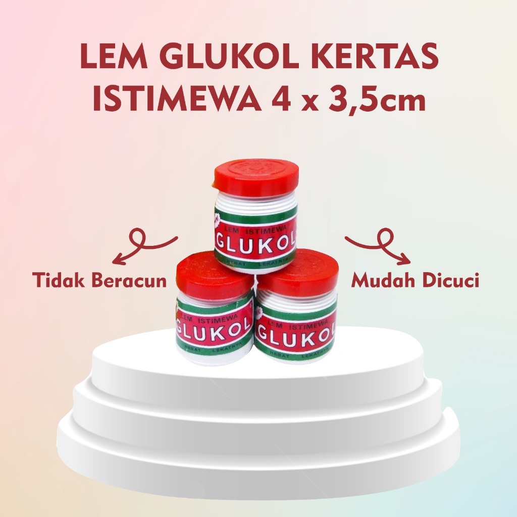 

GLUKOL LEM KERTAS MINI/TANGGUNG/BESAR/Lem kertas / Glukol/LEM GLUKOL KERTAS/