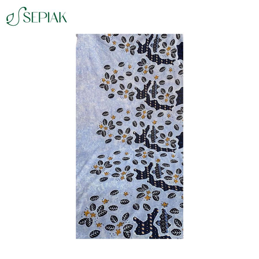 SEPIAK BELITONG KAIN BATIK PREMIUM CETAK MOTIF DAUN SIMPOR SERIES