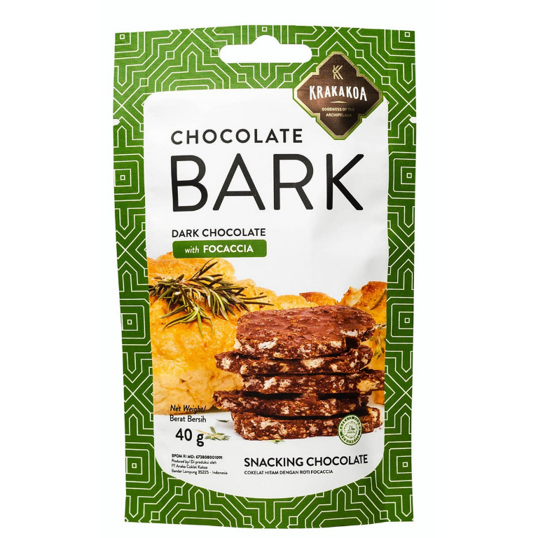 

Krakakoa Dark Chocolate with Foccacia (40 g)