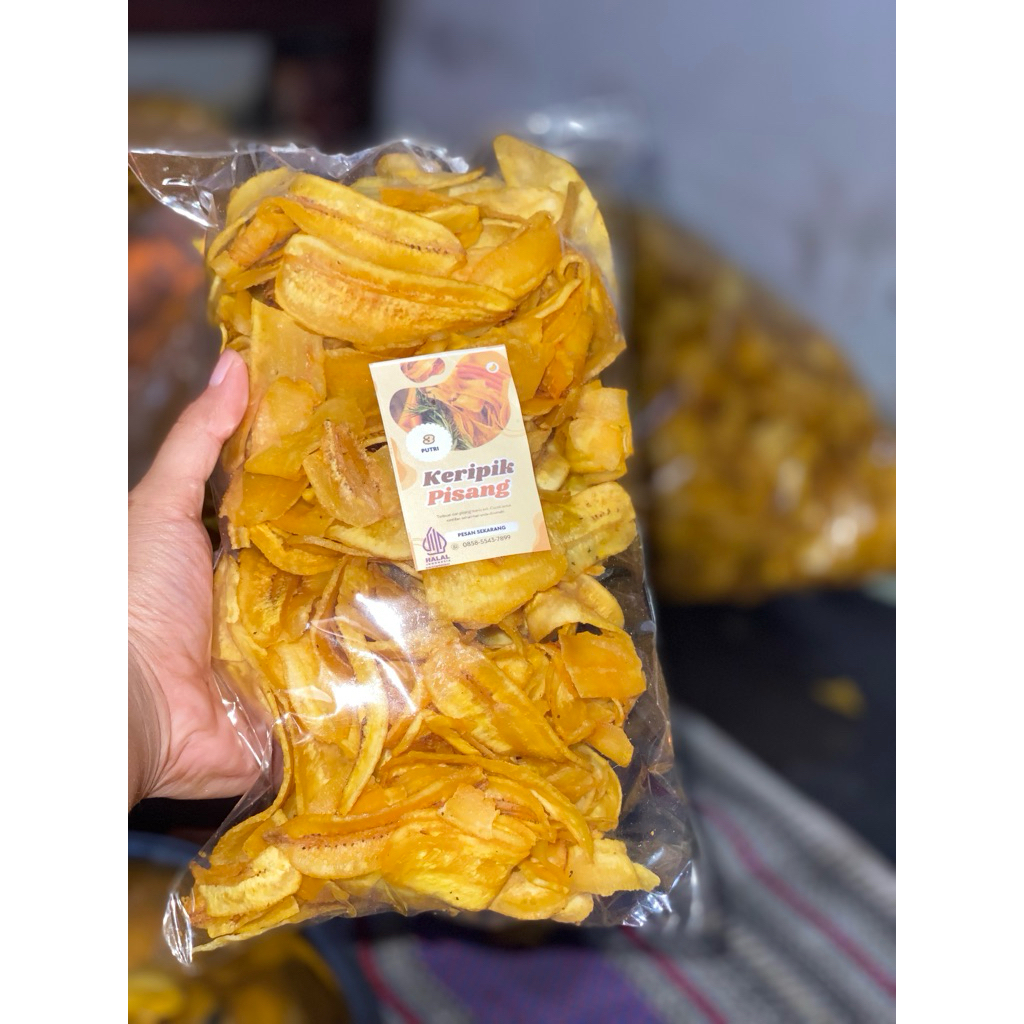 

KRIPIK PISANG 3 PUTRI 1/4 Kg