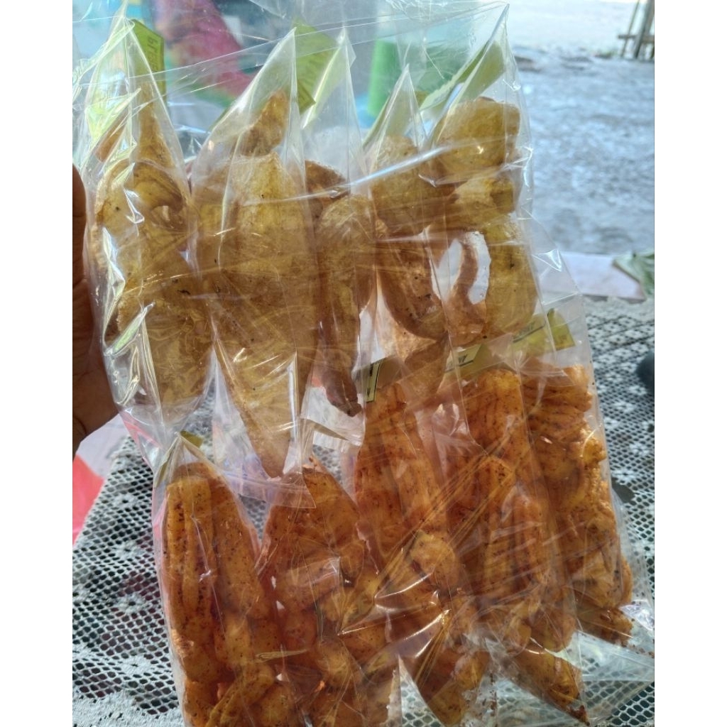

PROMO! 10pcs Kerupuk khas Cirebon Rambak mix manggar