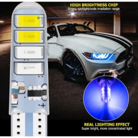 Lampu Lamp Sen Sein Riting Senja Variasi Motor Mobil LED Jeli Jelly T10 Kedip Biru Merah