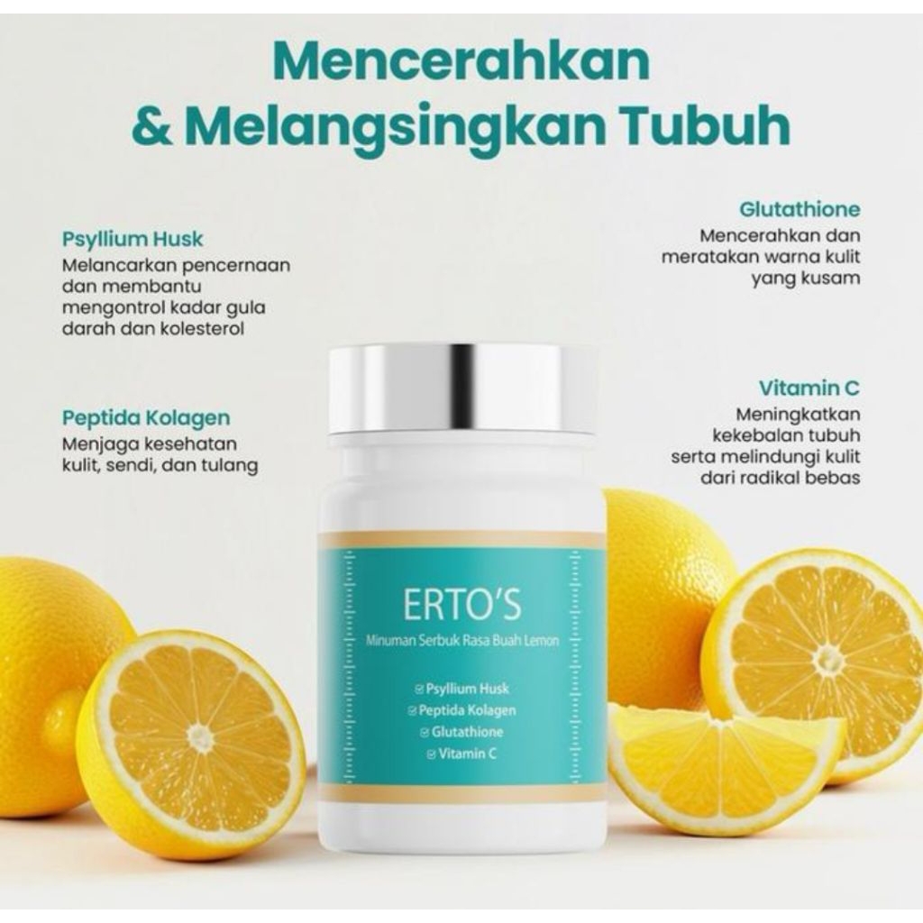 

Ertos Minuman Serbuk Rasa Buah Lemon Minuman Pelangsing original ertos minuman serbuk lemon