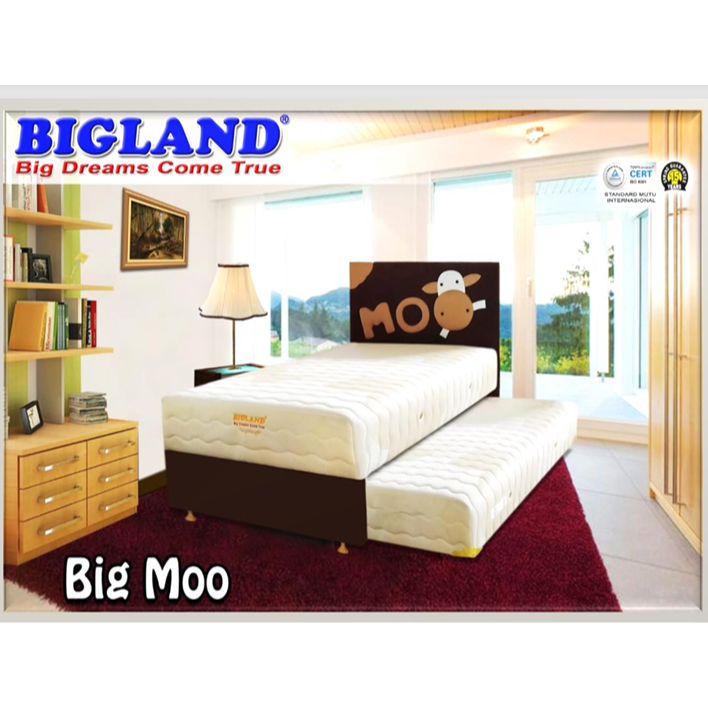 BIGLAND KASUR SPRINGBED tipe TWIN BIG MOO 120x200