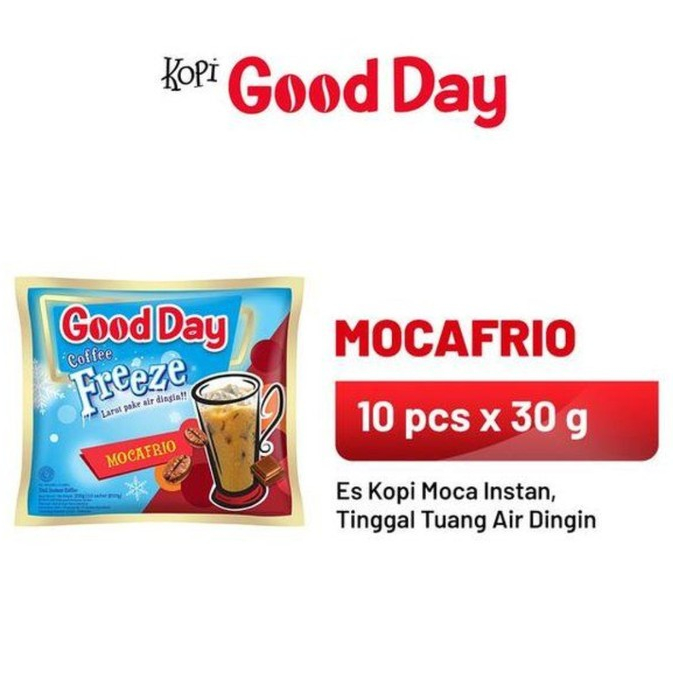 

Kopi Good Day Freeze Mocafrio 30gr 1 Renceng isi 10 Pcs