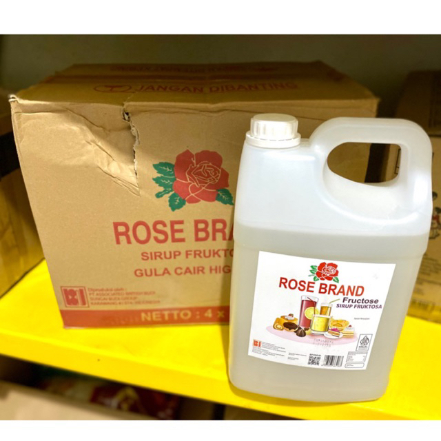 

1KARTON ROSE BRAND FRUCTOSE GULA CAIR (4x5KG)