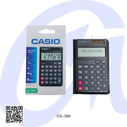 

KALKULATOR CASIO SX-300 MINI KALKULATOR SAKU