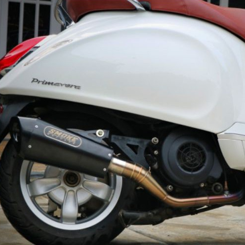 Knalpot Vespa Matic Sprint 3v Smoke Muffler